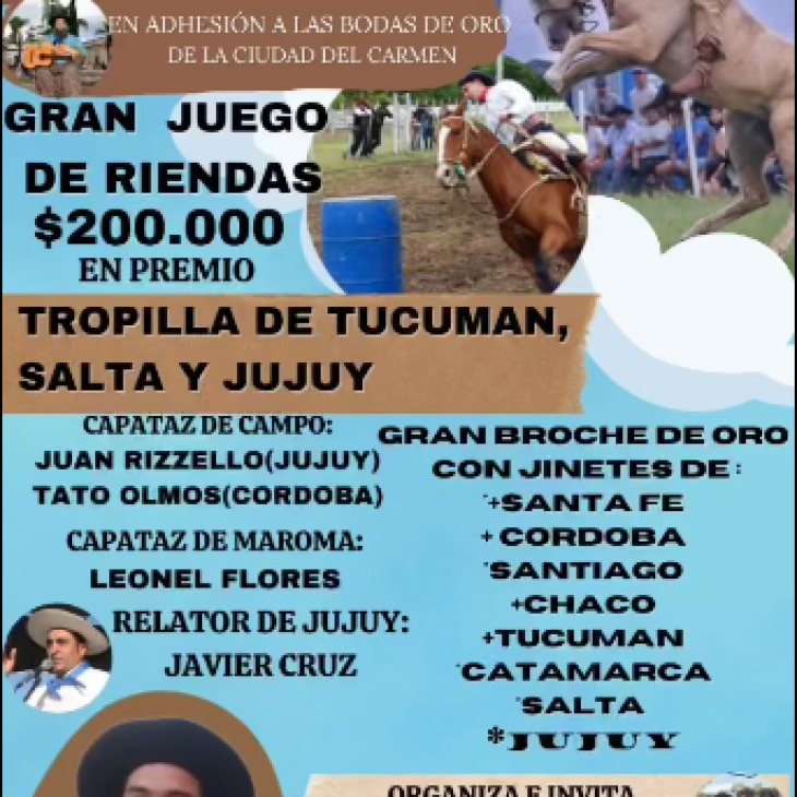 XIII Festival Interprovincial de Jineteada – El Carmen