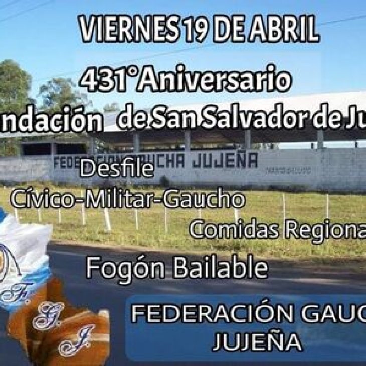 Festejo por el Aniversario de San Salvador de Jujuy – Capital