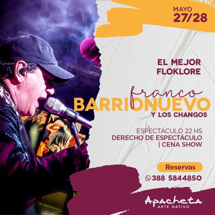 Presentación de Franco Barrionuevo y Los Changos