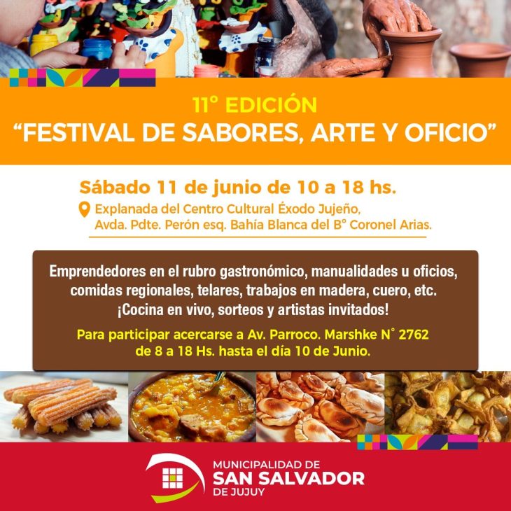 11° Edición del “Festival de Sabor, Arte y Oficio”