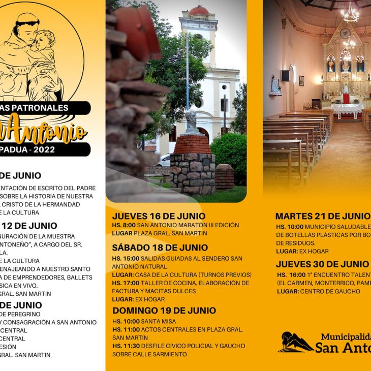 Fiestas Patronales en Honor a San Antonio de Padua
