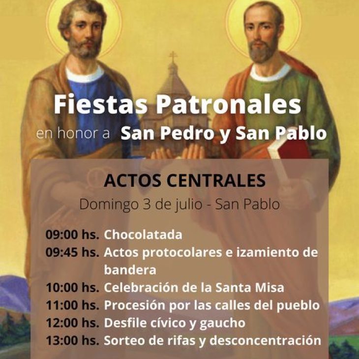 Fiestas Patronales en Honor a San Pedro y San Pablo