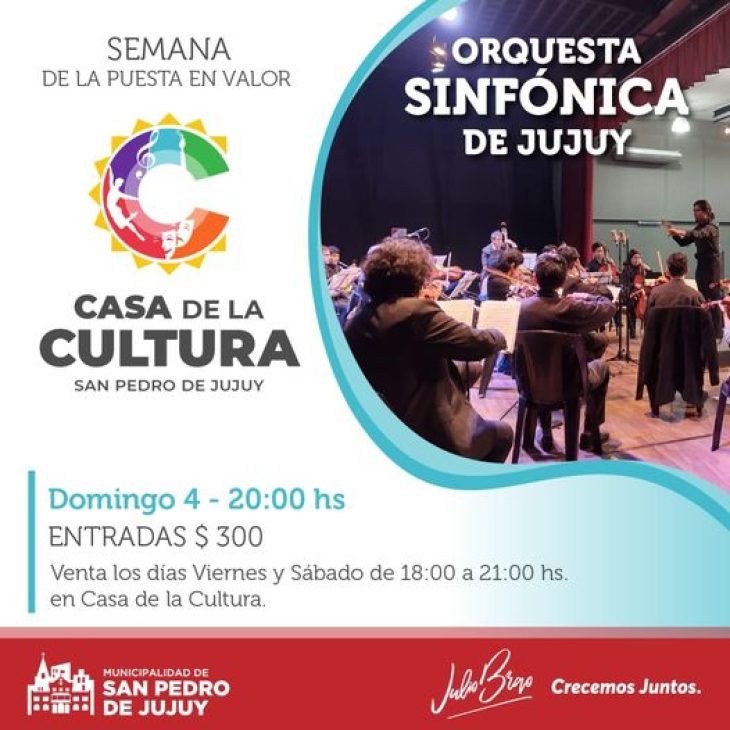 Orquesta Sinfónica de Jujuy en San Pedro