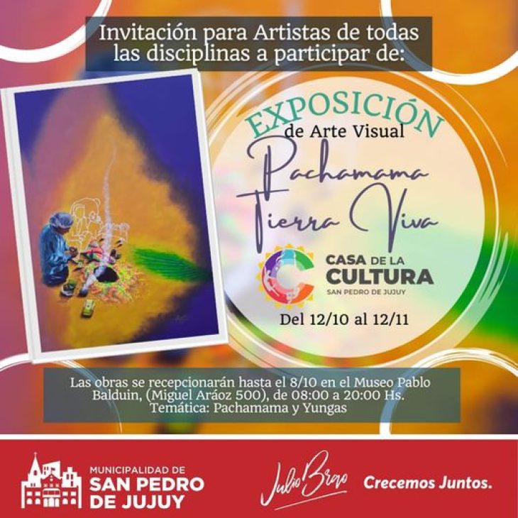 Exposición de arte visual «Pachamama Tierra Viva»