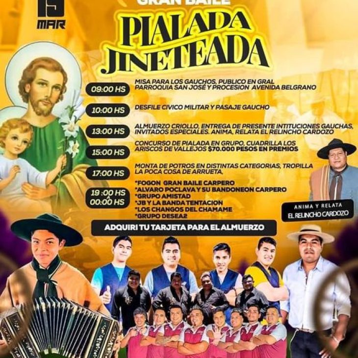 Fiesta Patronal a San José: Jineteada y Pialada