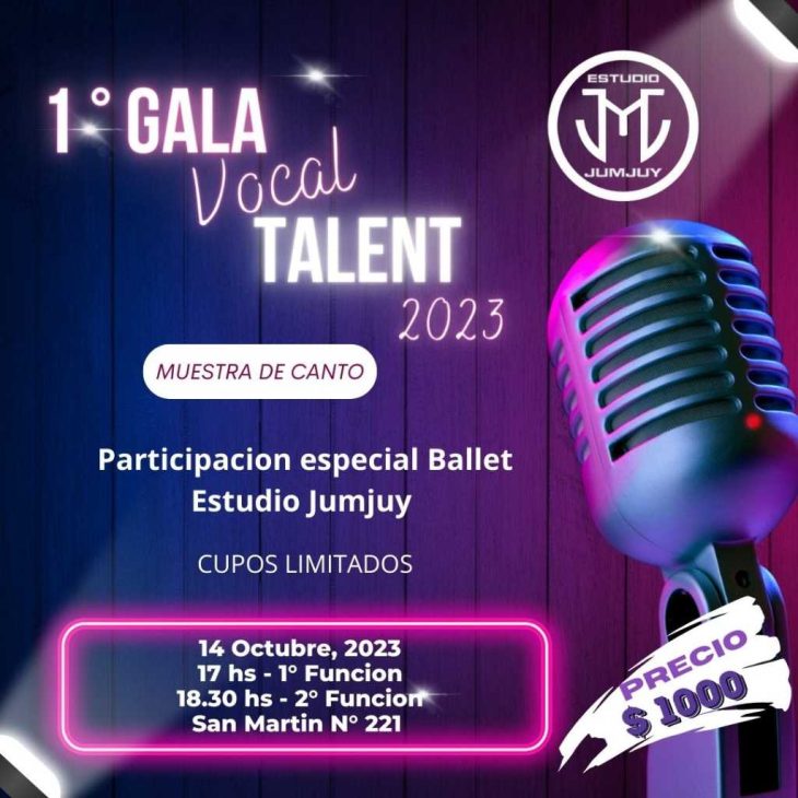 1° Gala Vocal Talent 2023- Capital