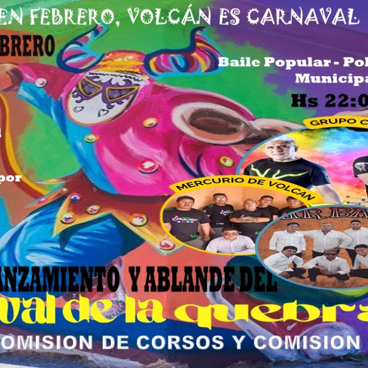 Lanzamiento Oficial del Carnaval en Volcán