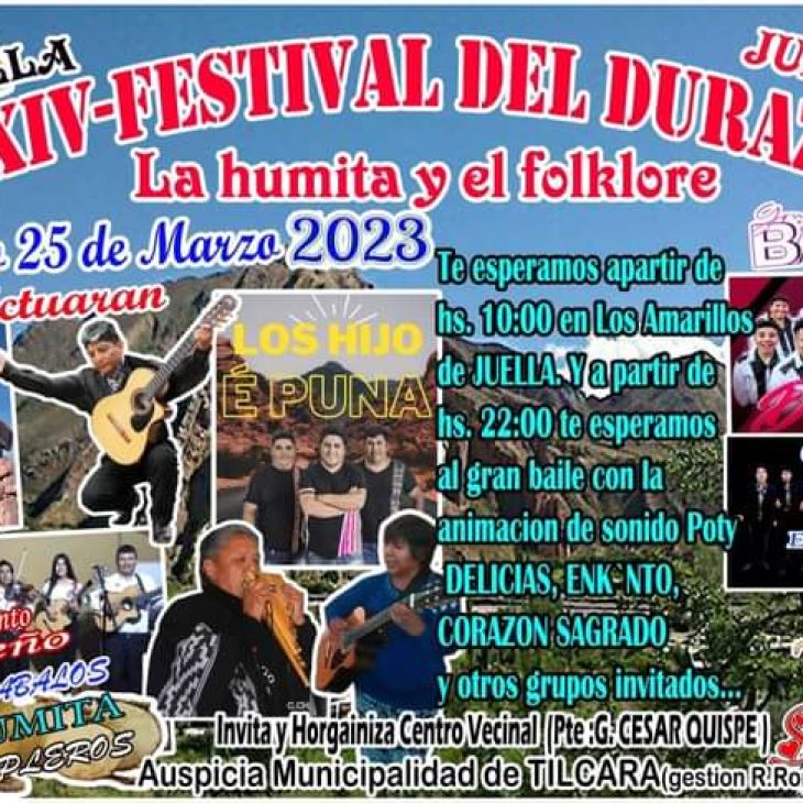 XXXIV Festival del Durazno la Humita y el Folklore en Juella