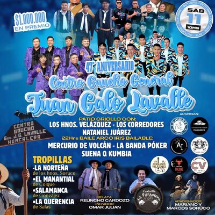 47° Aniversario del Centro Gaucho General Juan Galo Lavalle – Huacalera